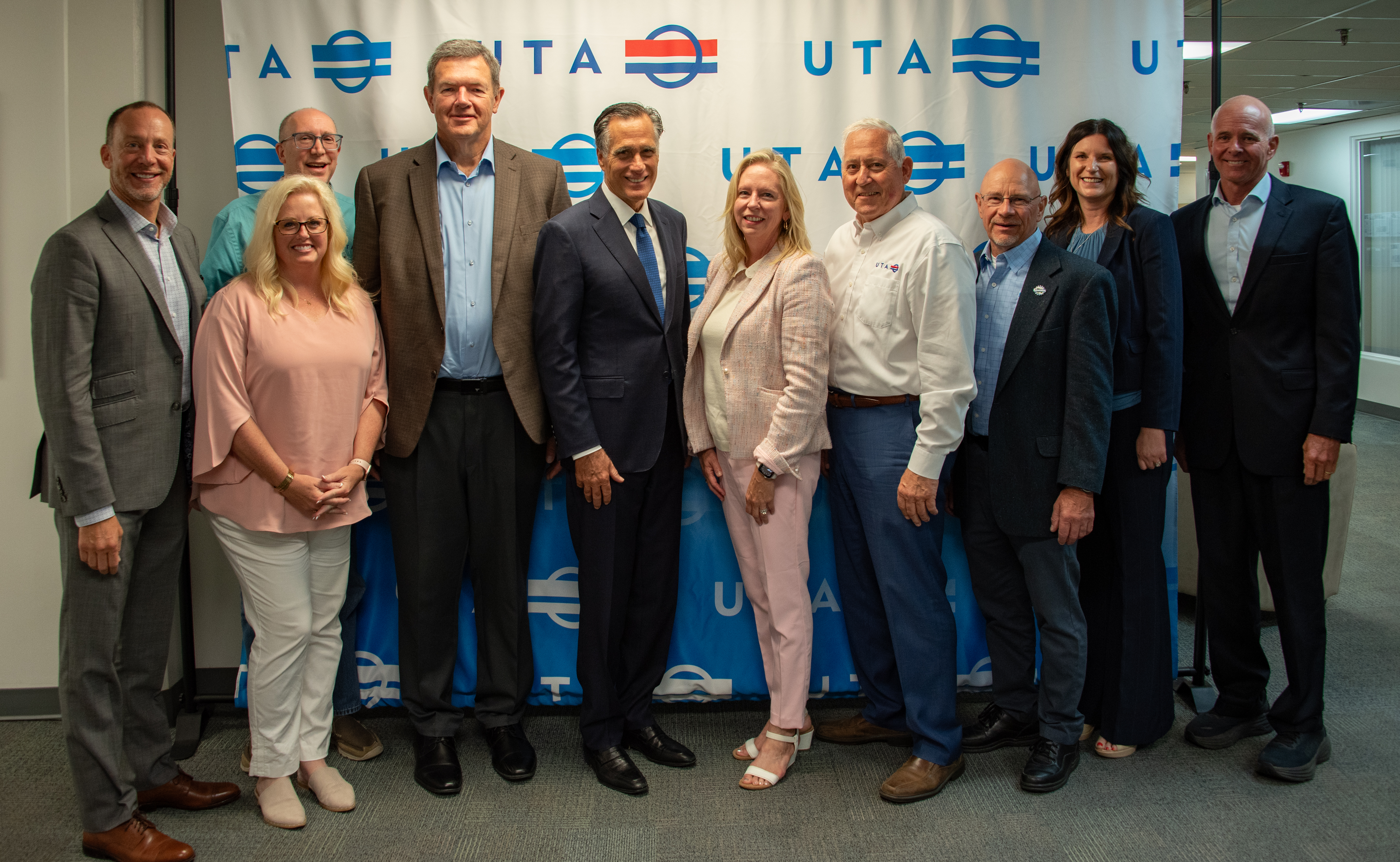 Senator Romney and UTA Staff